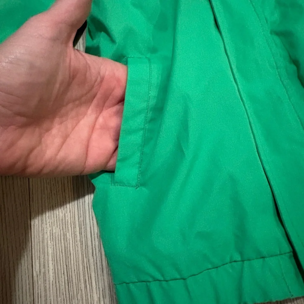 Mayoral Green Rain Jacket With Lining Size 5